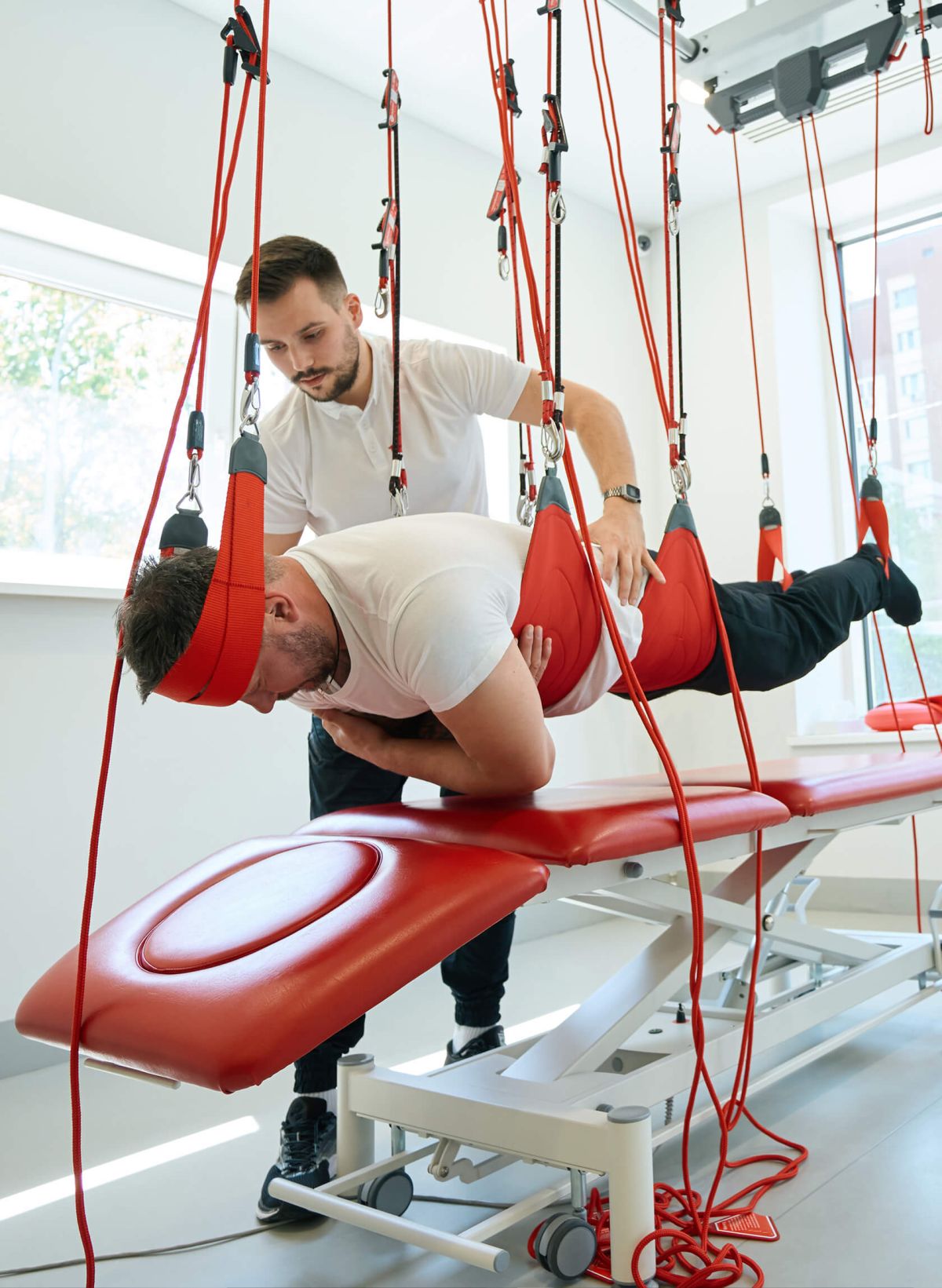 Rehabilitation specialist working with a patient (2)